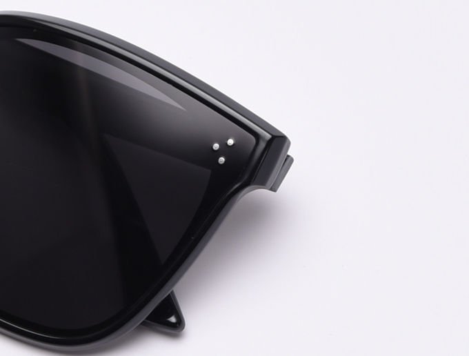 Women Retro Big Frame Square TR90 Sunglasses Trendy Polarized Men 8