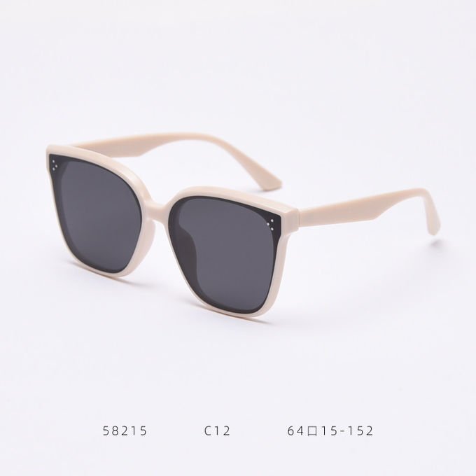 Women Retro Big Frame Square TR90 Sunglasses Trendy Polarized Men 5