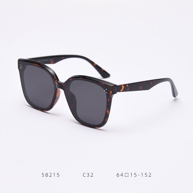 Women Retro Big Frame Square TR90 Sunglasses Trendy Polarized Men 4