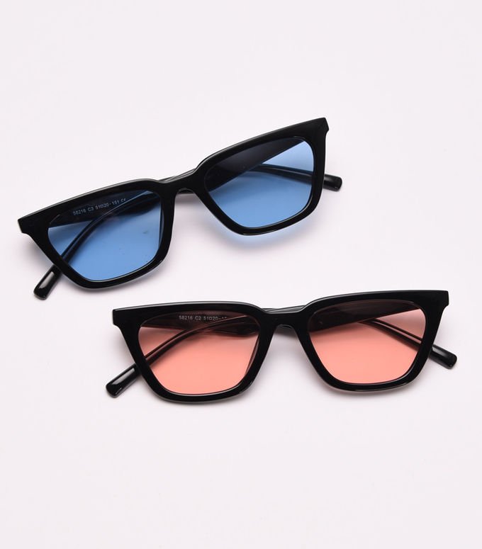 Women Men BSCI TR90 Sunglasses 145MM Polarized Oversized Cat Eye 0