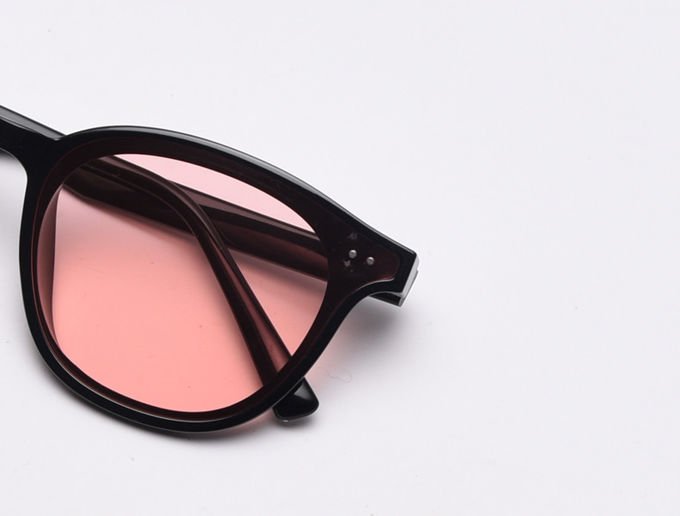 BSCI Round Frame Eyeglasses Colorful Ocean Lens Unisex Trendy Square Sunglasses 9