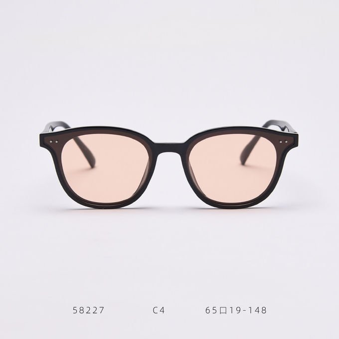 BSCI Round Frame Eyeglasses Colorful Ocean Lens Unisex Trendy Square Sunglasses 3