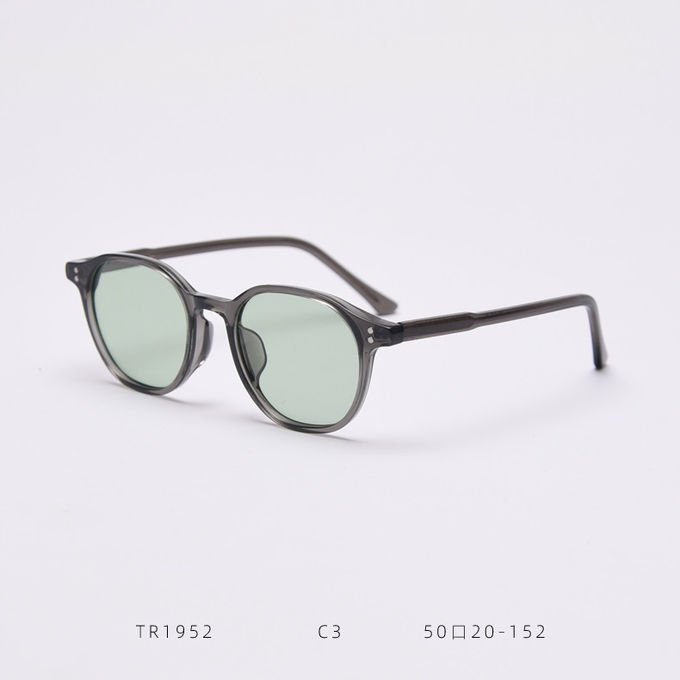 Cool LANG Style Tint Ocean Lens TR90 Sunglasses Rivets Women Men Sunglasses 1