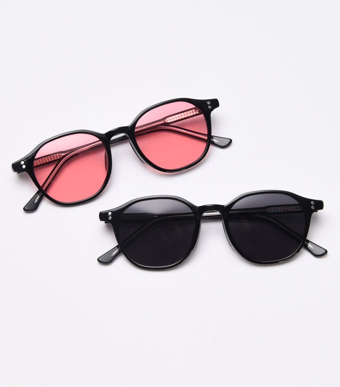 Cool LANG Style Tint Ocean Lens TR90 Sunglasses Rivets Women Men Sunglasses 0