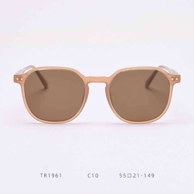 European American Square Frame Polarized Sunglasses Ins Photo Men Women 2