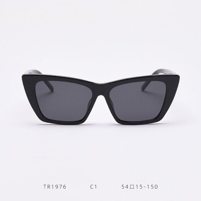 Fashion Trendy Women Sunglasses TR90 145MM Cat Eye On Round Face 4