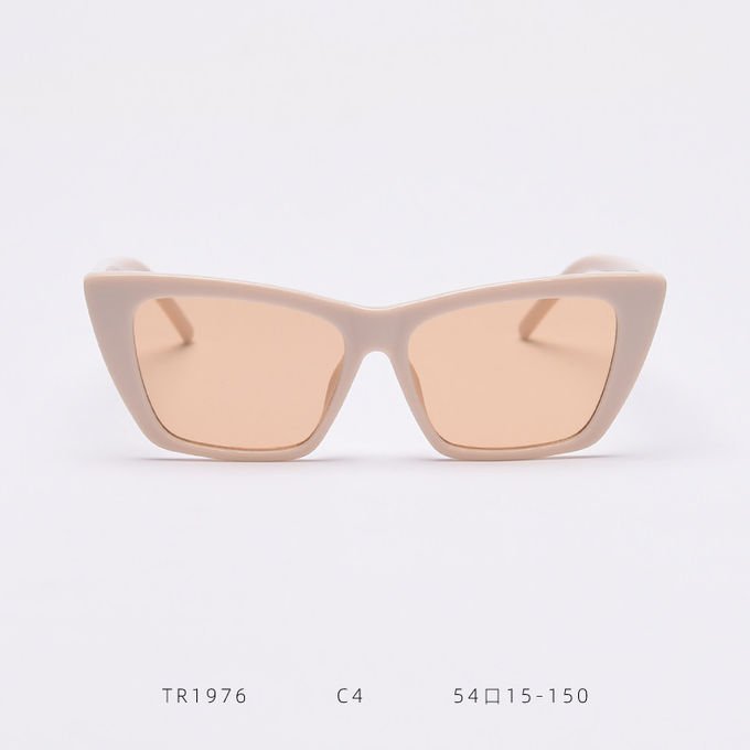 Fashion Trendy Women Sunglasses TR90 145MM Cat Eye On Round Face 3
