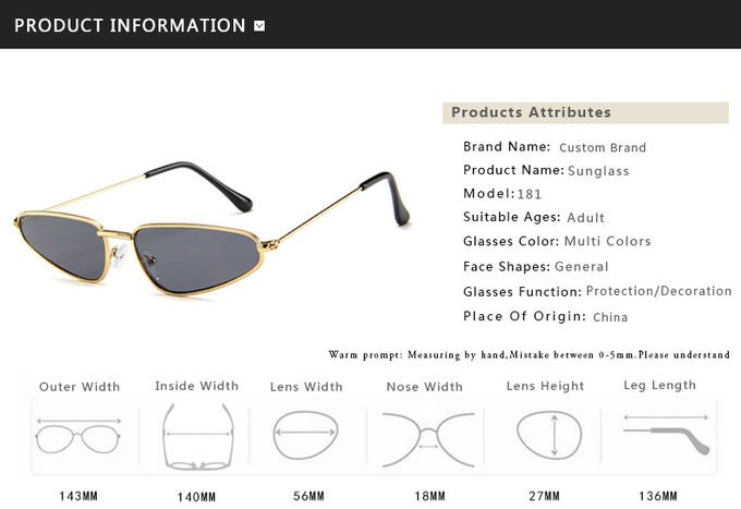 Woman Modern Cat Eye Frame Sunglasses 143MM BSCI Multi Colors 2