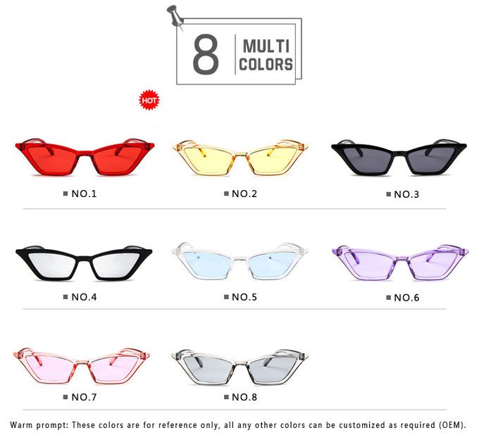 Outdoor Anti Glare PC Glasses UV400 Cat Eye Hot Sale Sunglasses 13