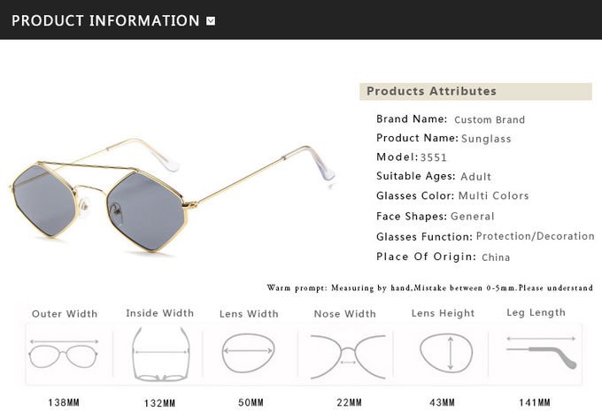 Diamond Women Men Retro Outdoor Metal Frame Sunglasses UV400 6
