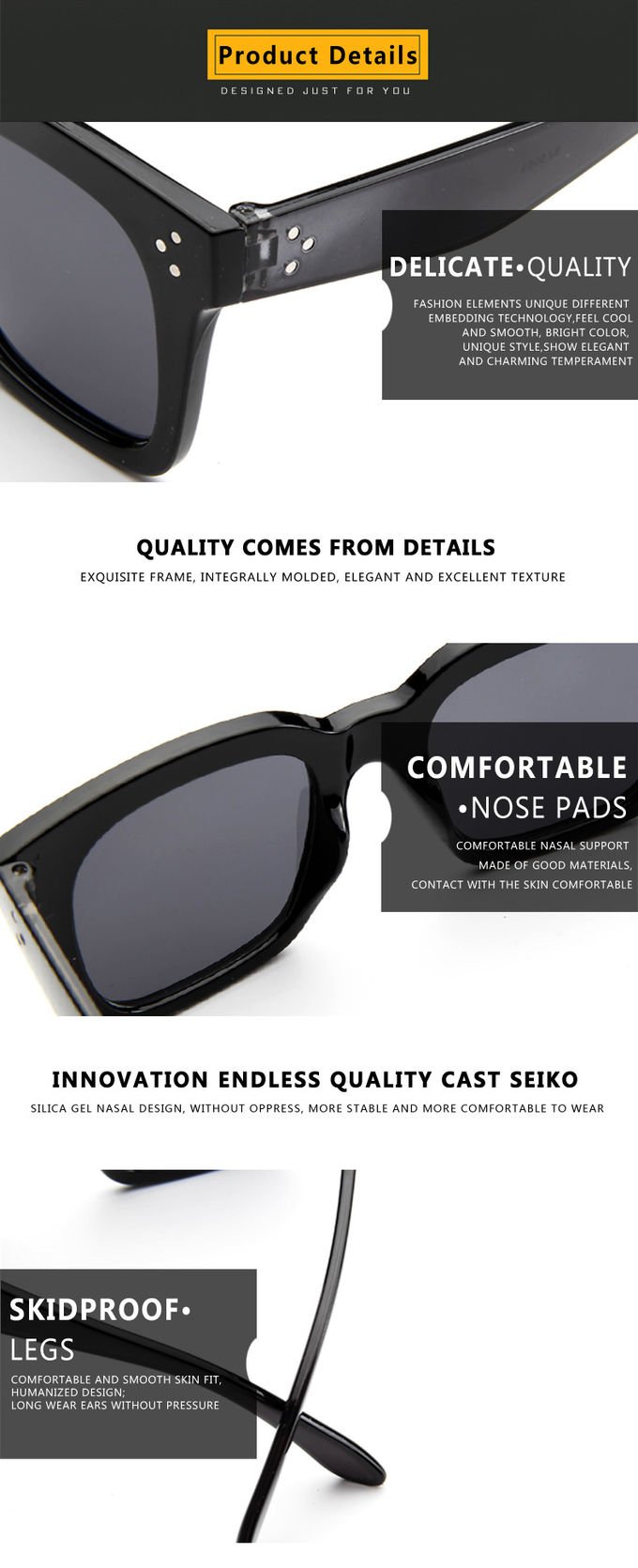 Brand Designer Retro Square Womens Hot Sale Sunglasses 146MM 2