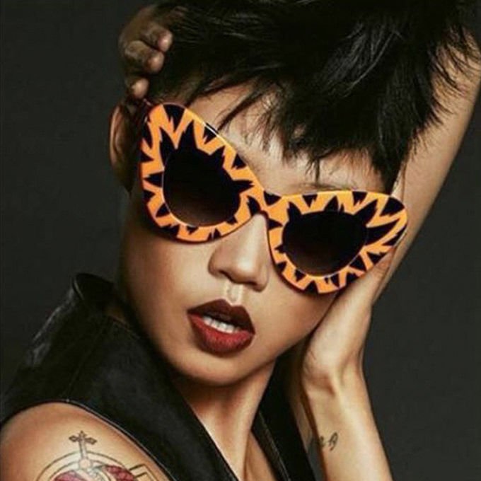 Popular Design 144MM Extra Large Cat Eye Glasses Extra Wide Sunglasses For Big Heads 2