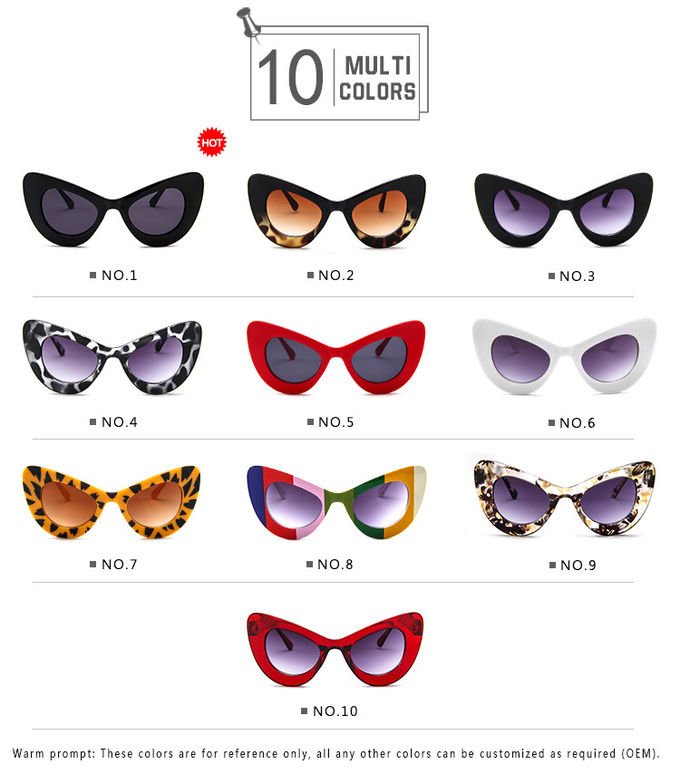 Popular Design 144MM Extra Large Cat Eye Glasses Extra Wide Sunglasses For Big Heads 9