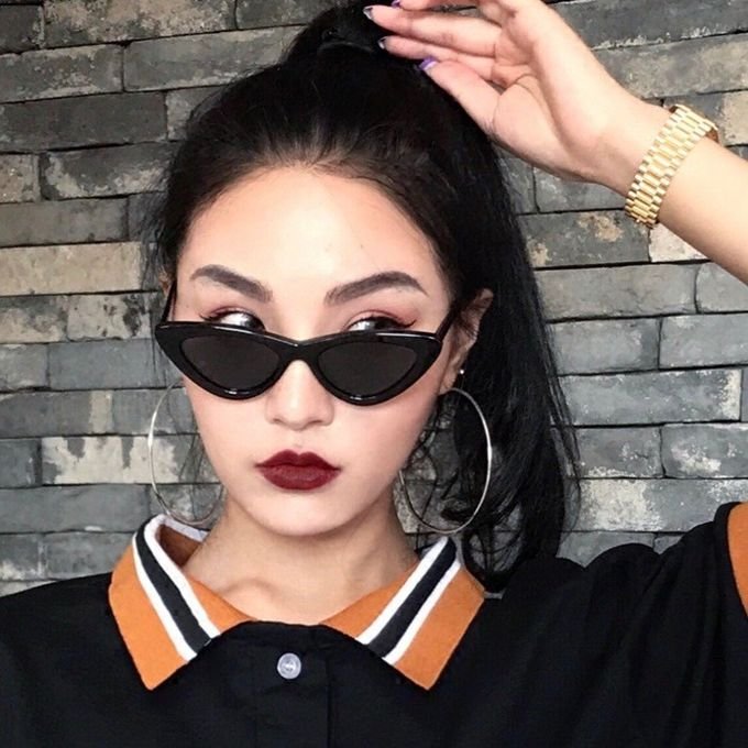 Butterfly Cat Eye Frame Glasses Trendy Street Style Hot Sale Sunglasses 10