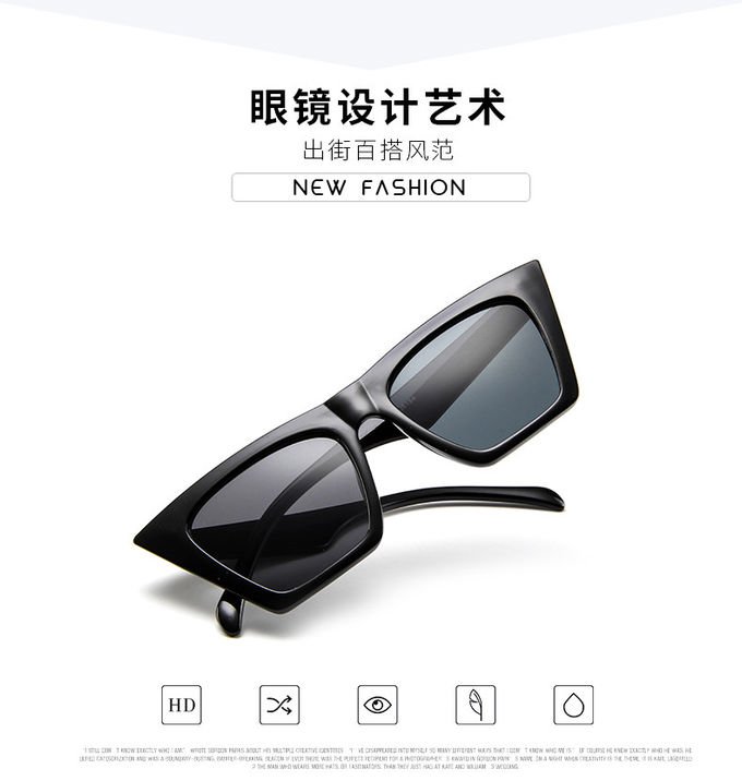 Retro Luxury Sunglasses BSCI Women'S Plastic Candy Color Glasses Outdoor Travel 0