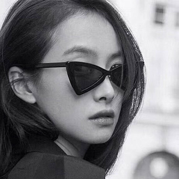buy Triangle UV400 Vintage Women Retro Cat Eye Sunglasses online manufacturer