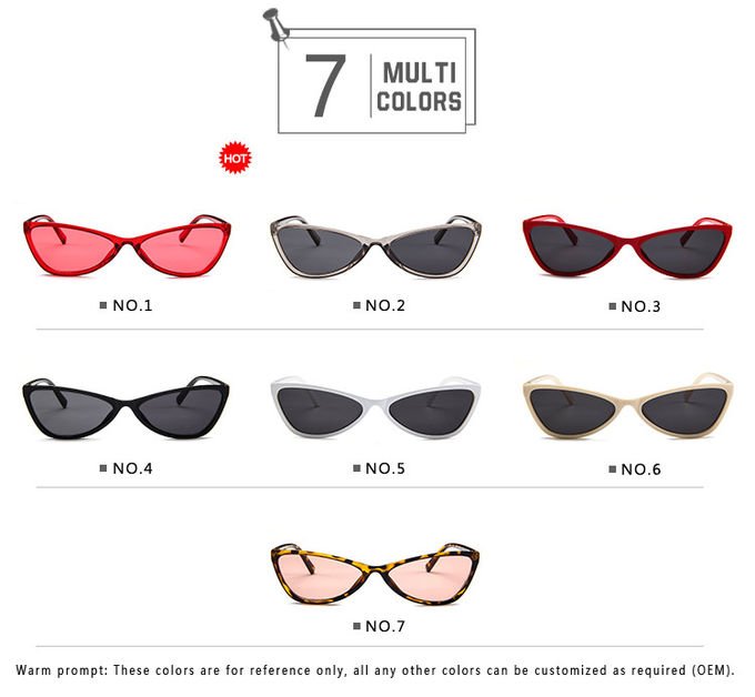 Cool Personality PC Frame Sunglasses 144MM BSCI SGS ISO9001 UV400 8