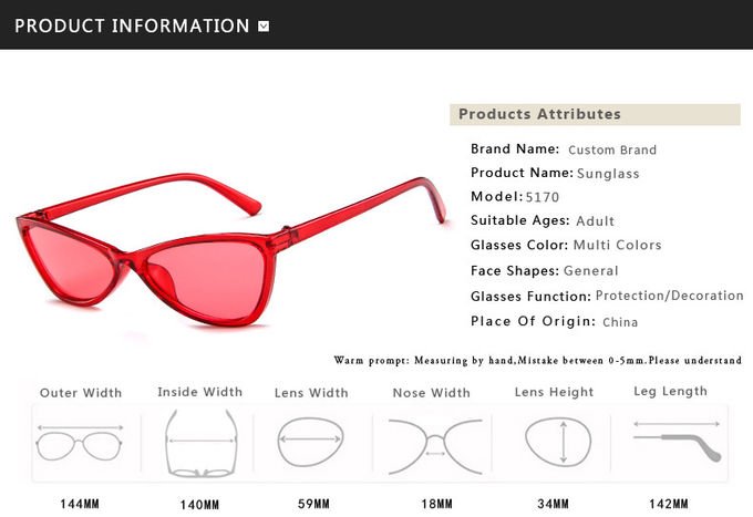 Cool Personality PC Frame Sunglasses 144MM BSCI SGS ISO9001 UV400 7