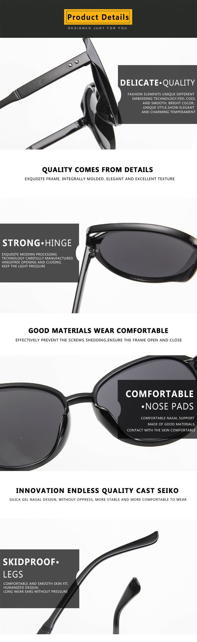 Female Silver Pink Lens Sunglasses Round Rose Gold Frame Retro Color Mirror Lens Glasses 8