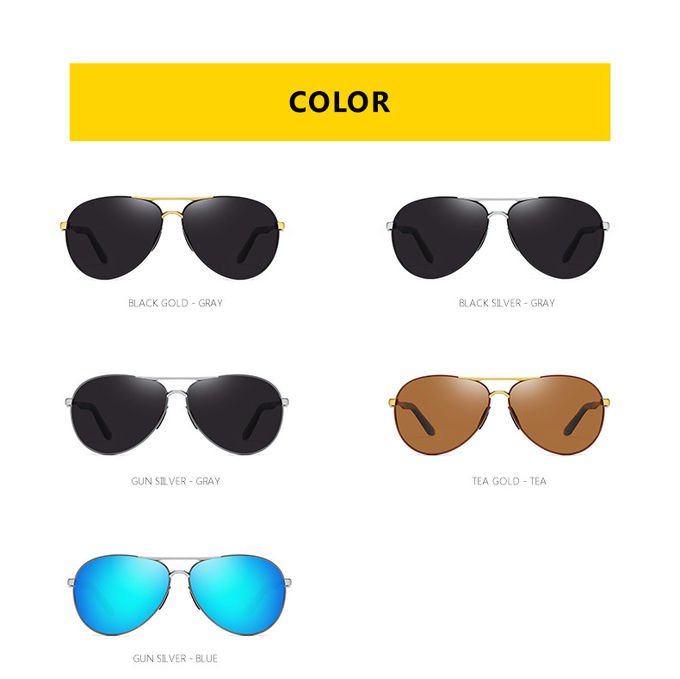 Ultra Lightweight Rectangular Polarized Stylish Sunglasses UV400 Protection 11