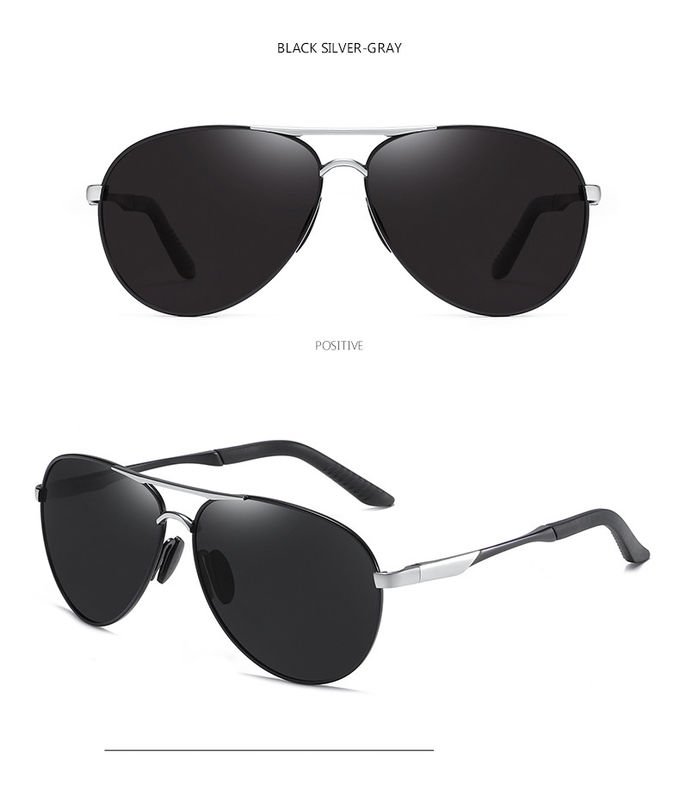 Ultra Lightweight Rectangular Polarized Stylish Sunglasses UV400 Protection 7