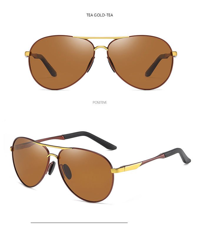 Ultra Lightweight Rectangular Polarized Stylish Sunglasses UV400 Protection 8