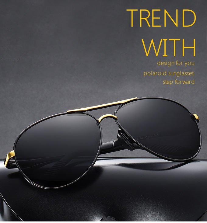 Ultra Lightweight Rectangular Polarized Stylish Sunglasses UV400 Protection 1