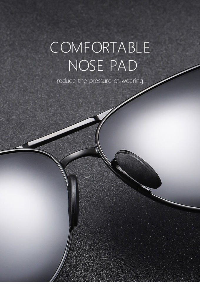 Ultra Lightweight Rectangular Polarized Stylish Sunglasses UV400 Protection 3