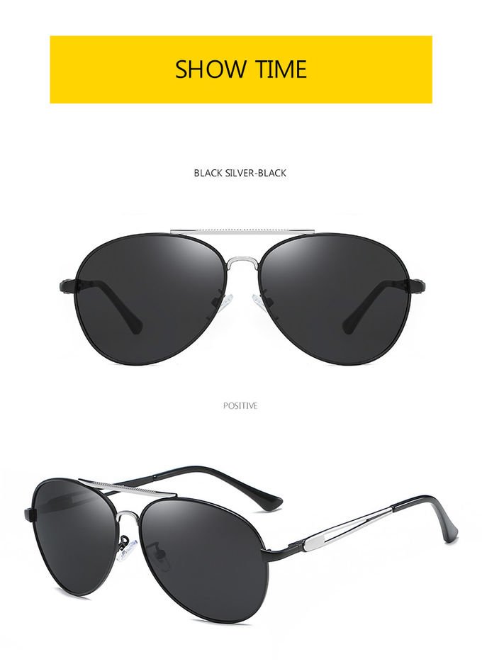 Polarized Retro Shades Sunglasses BSCI Men Unbreakable Frame Glasses 6