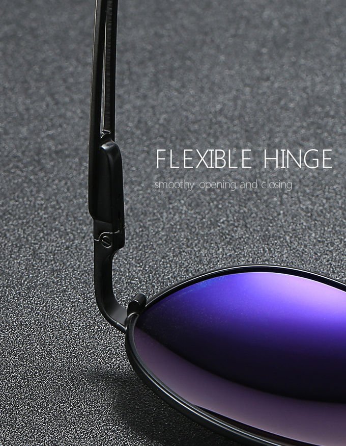 Polarized Retro Shades Sunglasses BSCI Men Unbreakable Frame Glasses 3