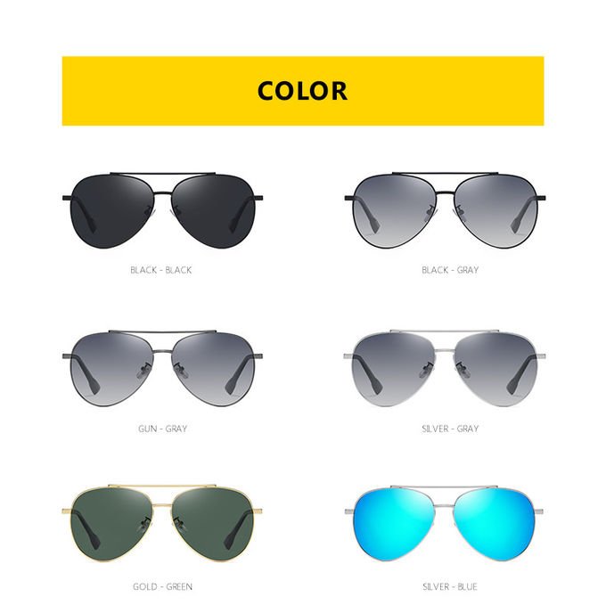 Portable TAC Polarized Photochromic Sunglasses Men'S UV400 Driving Transition Lens 12