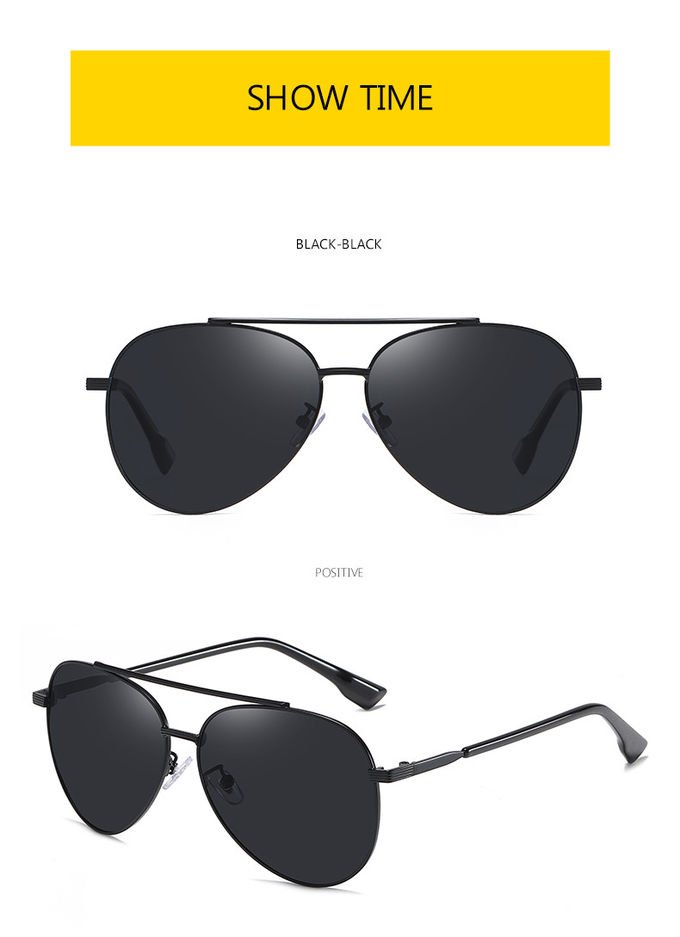 Portable TAC Polarized Photochromic Sunglasses Men'S UV400 Driving Transition Lens 6