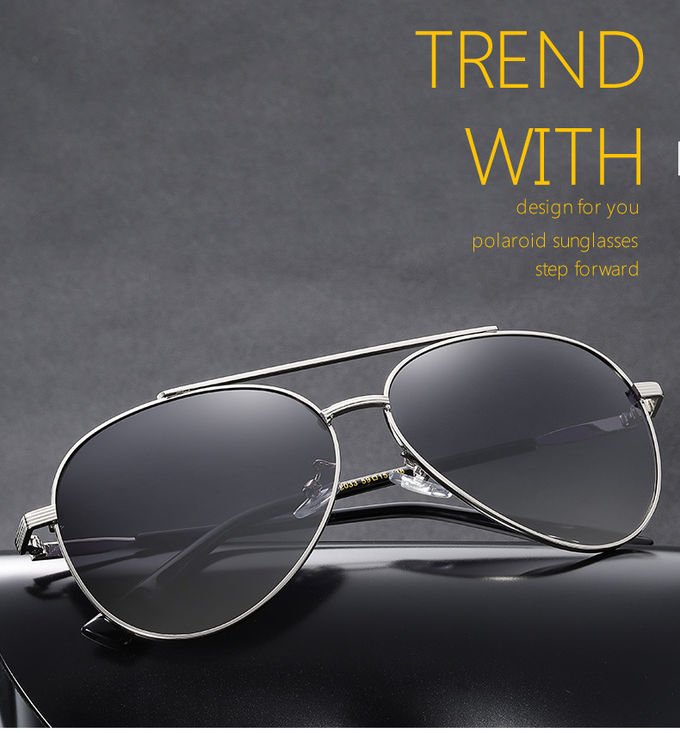 Portable TAC Polarized Photochromic Sunglasses Men'S UV400 Driving Transition Lens 1