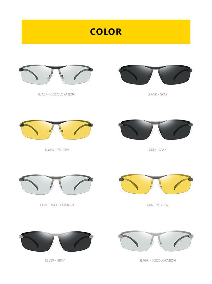 Mens Cycling Sports UV400 Polarized Stylish Sunglasses BSCI Fashion 13