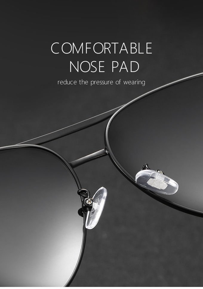 Memory Mens Metal Frame Sunglasses Spring Leg Fashion Polarized 4