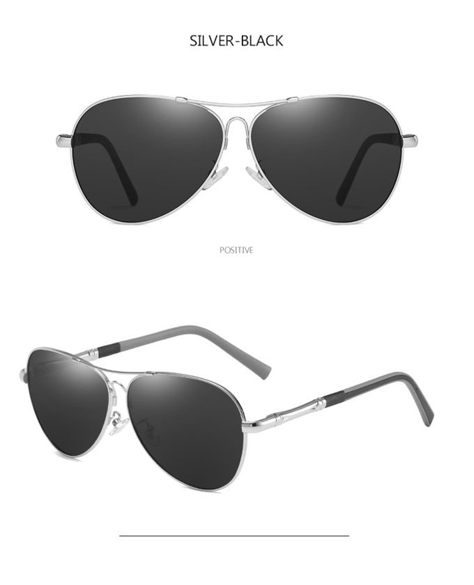 Memory Metal Frame Polarized Sunglasses Fashion Spring Leg Stylish 11