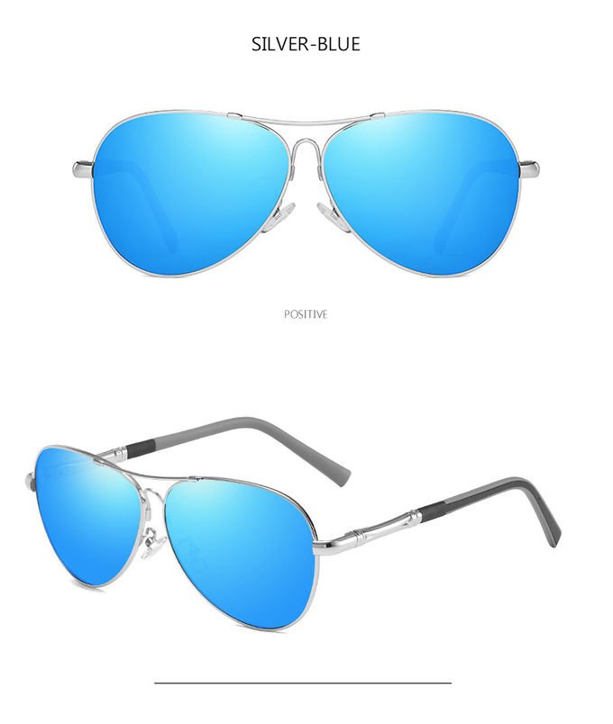 Memory Metal Frame Polarized Sunglasses Fashion Spring Leg Stylish 9