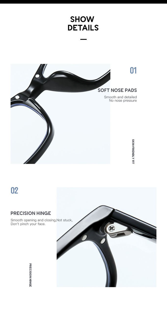 Presbyopic TR90 Reading Glasses Anti Blue Ray Student Optical 6
