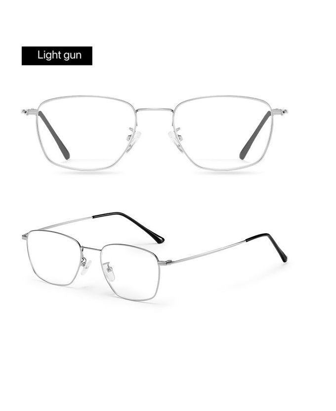 Metal Stainless Steel 140MM Men'S Reading Eyeglasses BSCI Designer Reading Glasses With Pouch 4