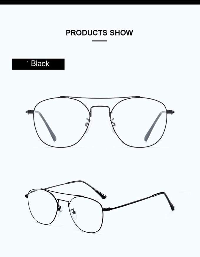 Titanium Multifocal Metal Frame Aviator No Line Progressive Reading Glasses Clear Lens Tortoise Acetate 3