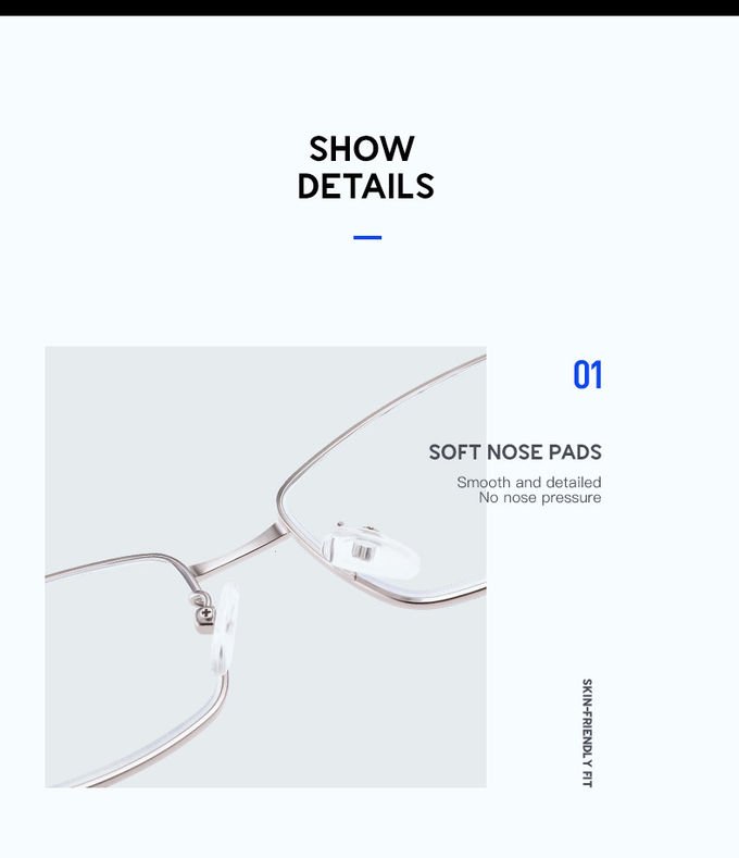 Fashion 136MM Anti Blue Light Reading Glasses Men Women'S Computer 6