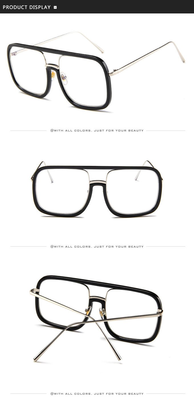 BSCI 135MM Big Square Mens Sunglasses Frame Polarized Promotion Sunglasses 5