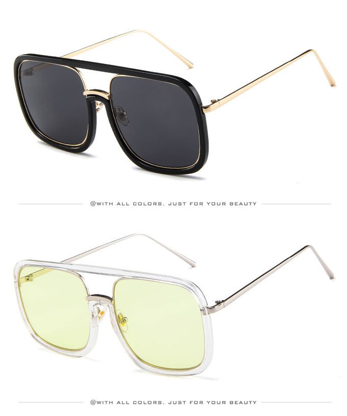 BSCI 135MM Big Square Mens Sunglasses Frame Polarized Promotion Sunglasses 3