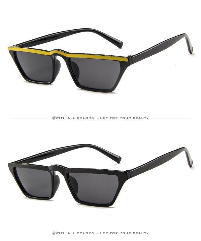 Men Women Trend Small Box Cool Cat Eye Glasses Outdoor Catwalk Travel Sunshade 2