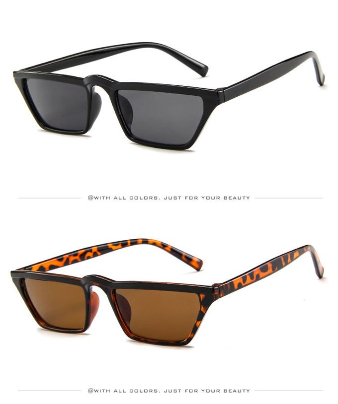 Men Women Trend Small Box Cool Cat Eye Glasses Outdoor Catwalk Travel Sunshade 4