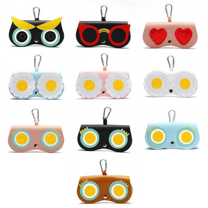 Pouch Travel Portable Cute Cartoon Glasses Case Glasses Protective Box Bag Eyewear Accessories 0