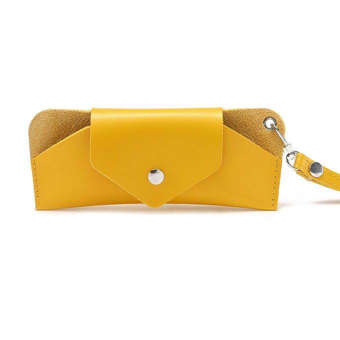 Simple Design Pu Leather Glasses Case Holder Organizer Travel Glasses Pouch 2