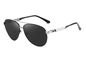 146MM Unisex Polarized Sunglasses Mirror Lens UV400 Metal Pilot