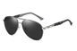 Vintage Aluminum 143mm Metal Frame Polarized Sunglasses Coating Lens Driving Shades
