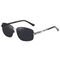 Adult Trend Outdoor Shades Metal Frame Polarized Sunglasses Mens Luxury Black Frame